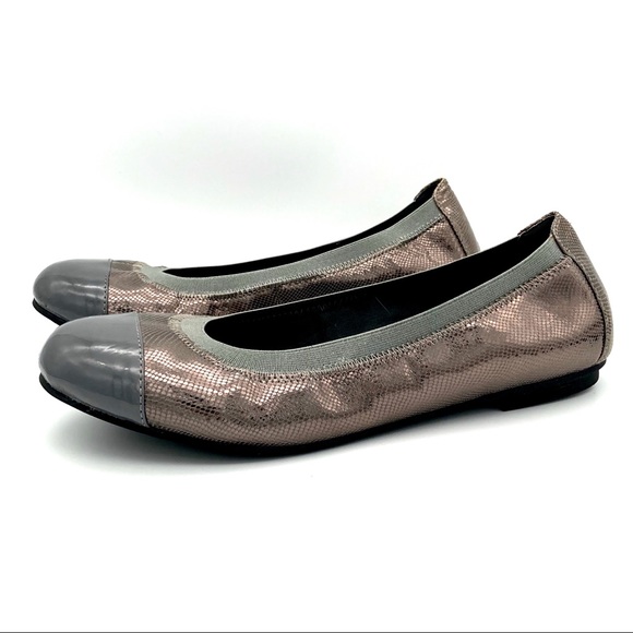 vionic pewter flats